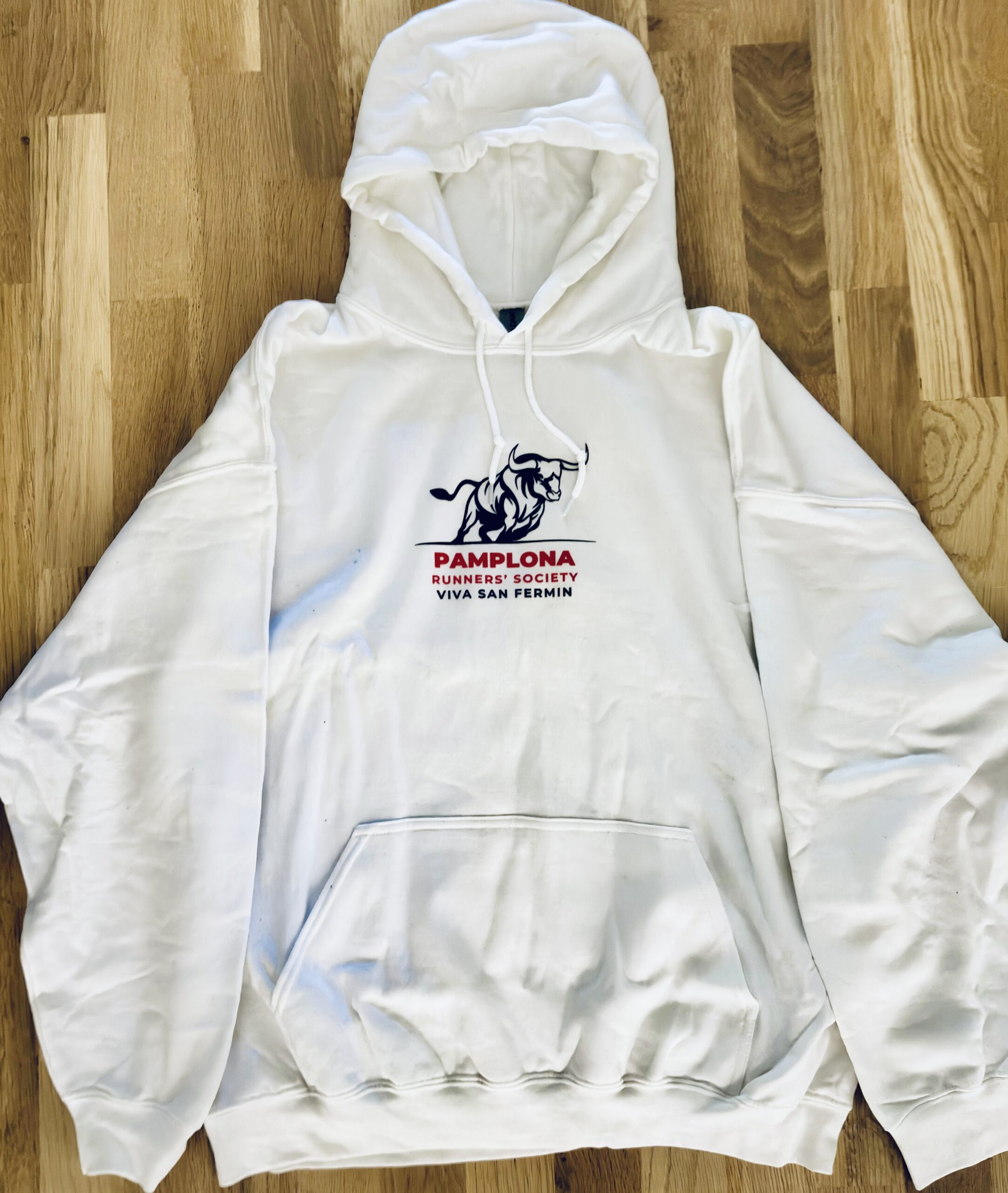 Pamplona Runners Society - White Unisex Hoodie