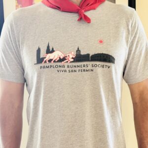 Pamplona Runners’ Society Gray Tee – Premium Unisex Crewneck T-shirt