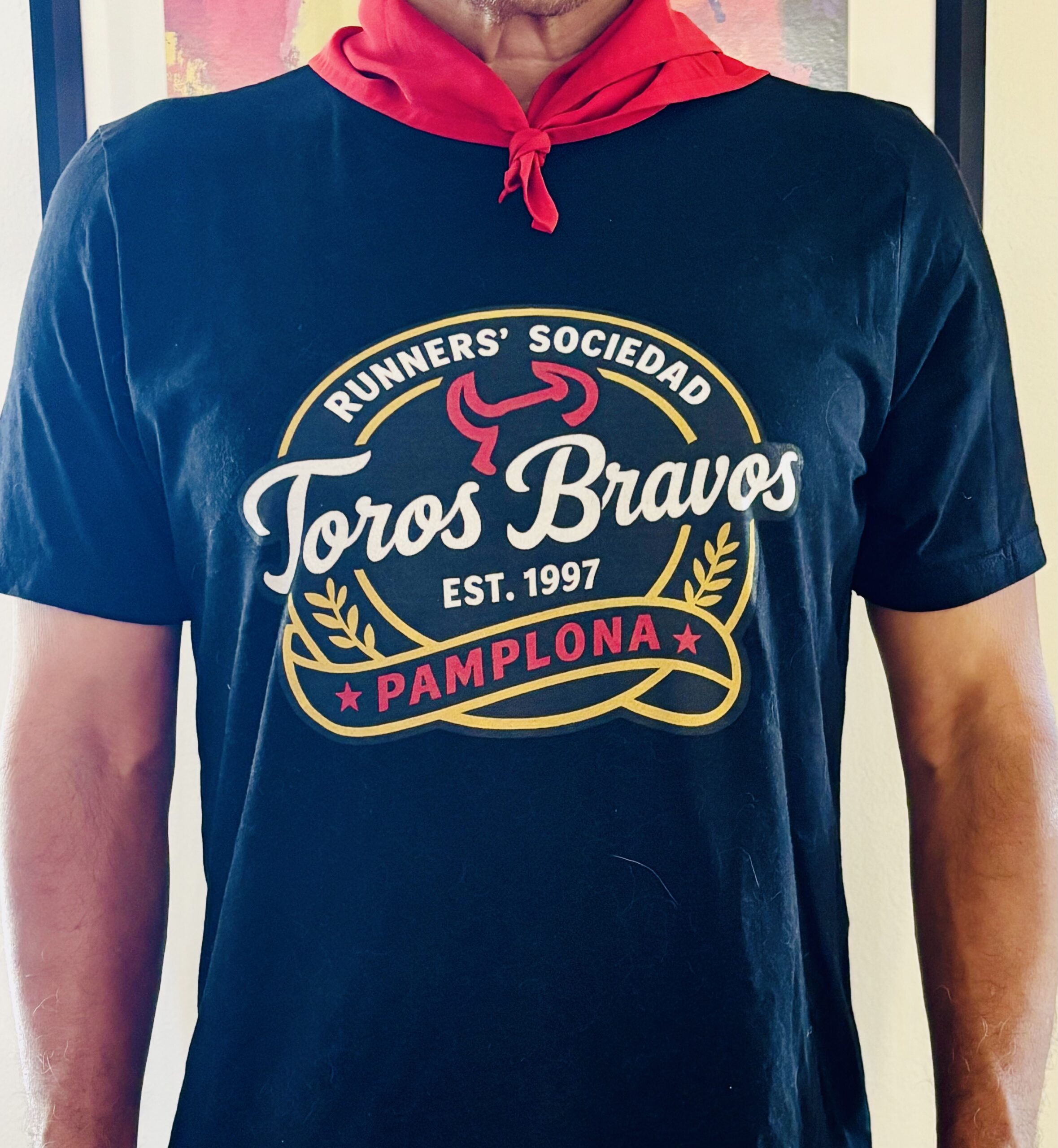 Toros Bravos Runners' Sociedad Black Premium Unisex Crewneck T-shirt
